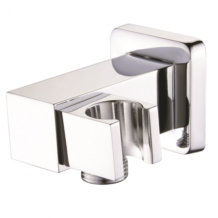 PRIKLJUČEK ZIDNI KVADRATNI Z NOSILCEM 1/2MX1/2M MIB-M48